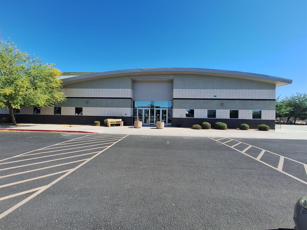 NBBL Showcase Gym in Gilbert, Arizona — full basketball court interior