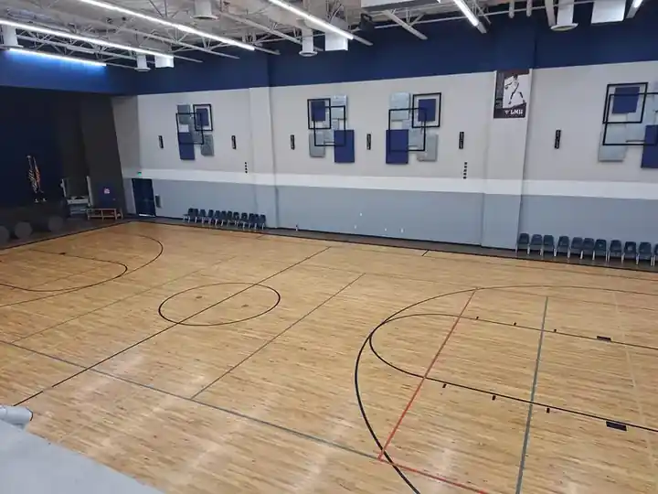 The NBBL gym court in Gilbert